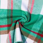 COTTON CHECK YARN DYED - GREEN