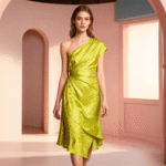VISCOSE FIORENTINA JACQUARD - LEMON - Image 2