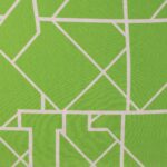 VISCOSE BELMANDO PRINT - GEOMETRIC - GREEN - Image 3
