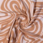 VISCOSE BELMANDO PRINT - COFFEE