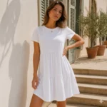 COTTON SINGLE JERSEY - WHITE - Image 2