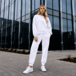 DZIANINA BAWEŁNIANA DRESÓWKA - BIAŁY - obrazek 2