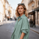 COTTON POPLIN - MINT - Image 2