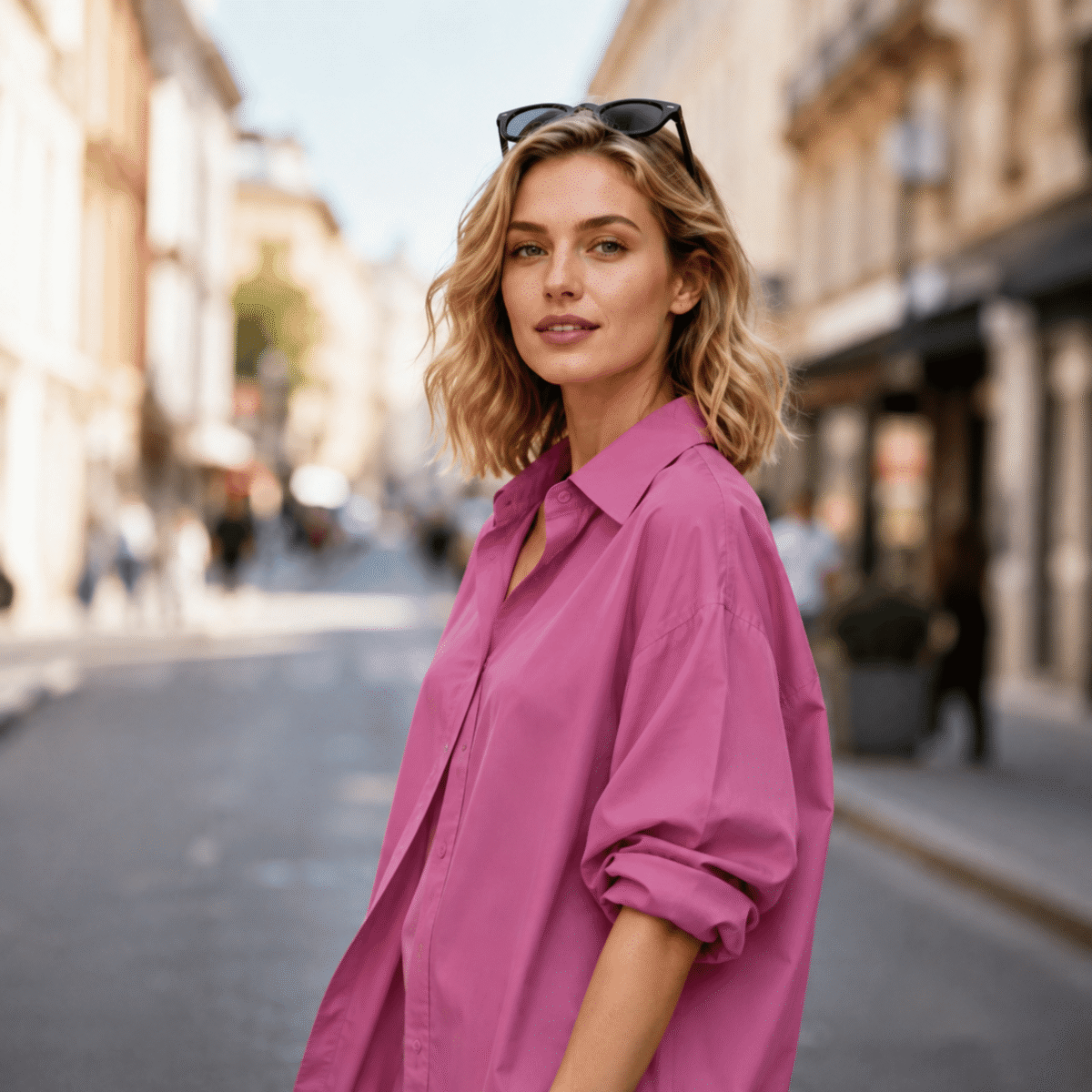 COTTON POPLIN - LILA - Image 2