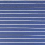 COTTON POLYESTER STRIPE YARN DYED - DENIM/WHITE - Image 3