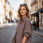 COTTON POPLIN - MOCHA - Image 2