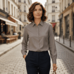 MELANGE DENIM - KHAKI - Image 2