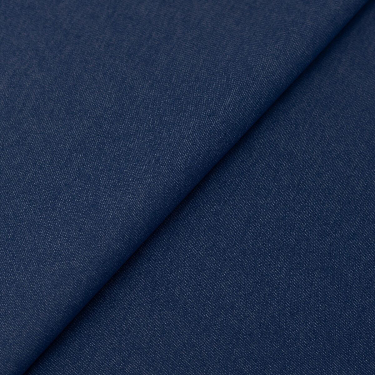 TKANINA DENIM BAWEŁNIANO STRETCH GŁADKO - CIEMNY NIEBIESKI - obrazek 4