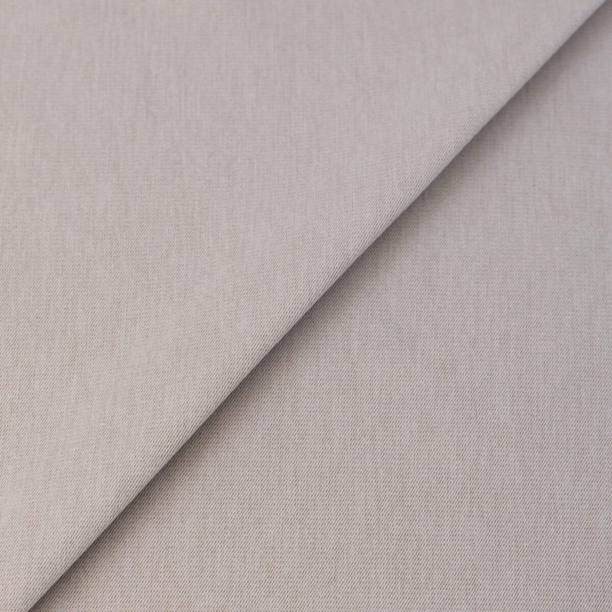 TKANINA DENIM BAWEŁNIANO STRETCH GŁADKO - CIEMNY BEŻ - obrazek 4